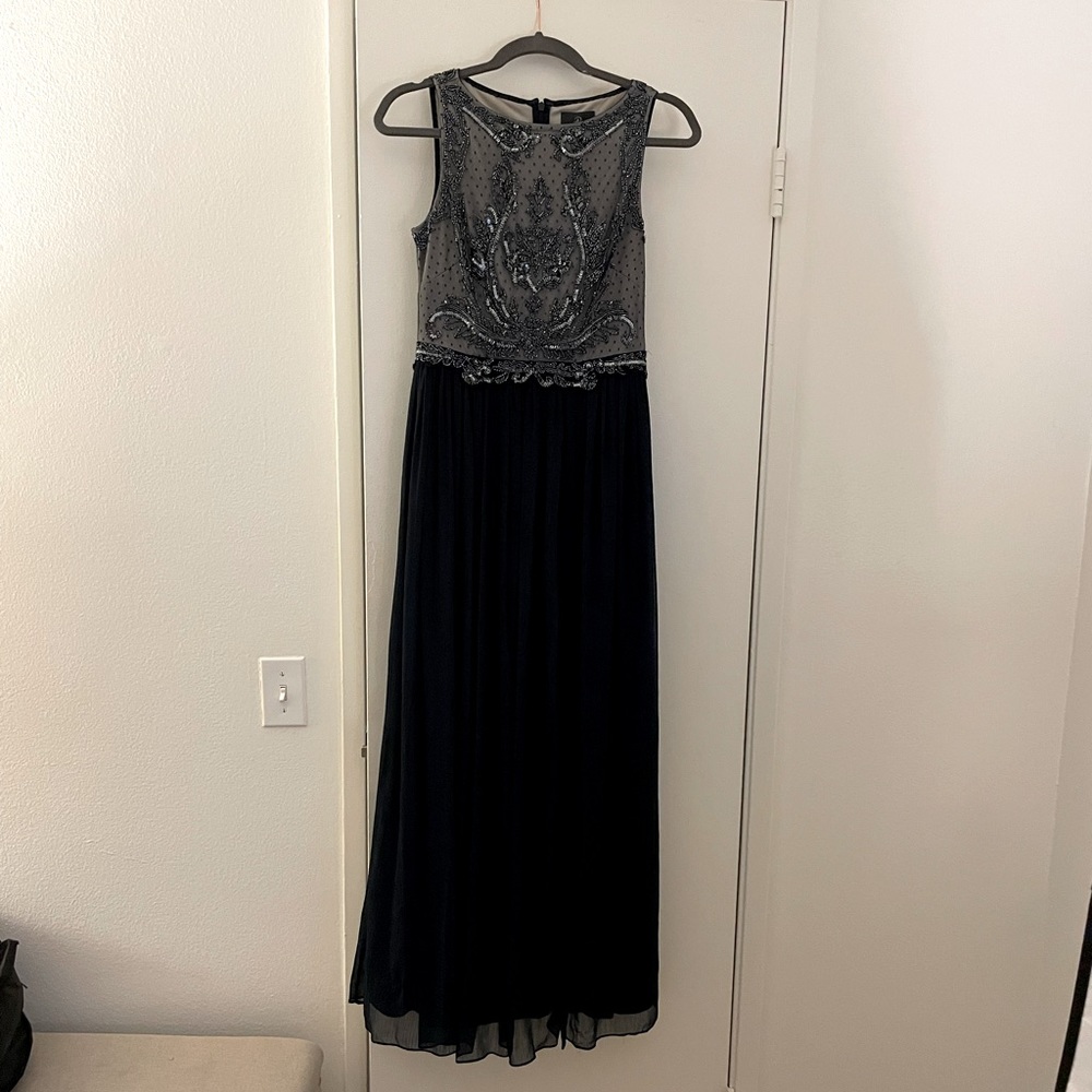 Navy Blue Adriana Papell Dress
